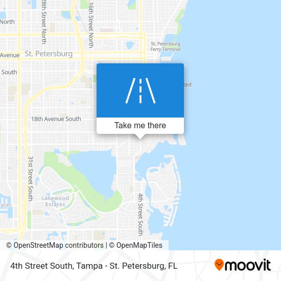 4th Street South map