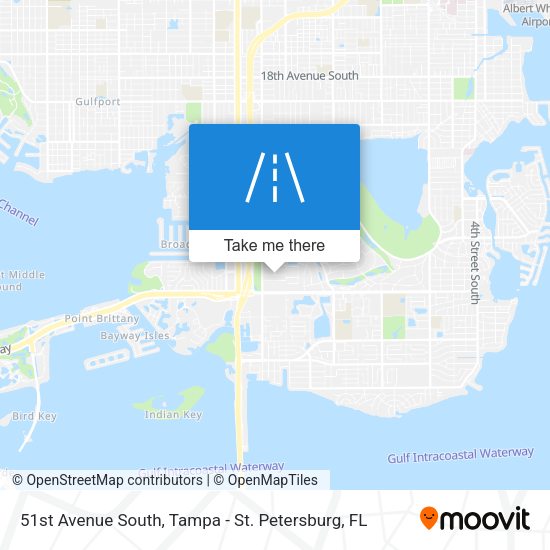51st Avenue South map