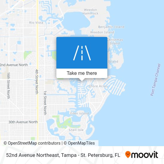 52nd Avenue Northeast map