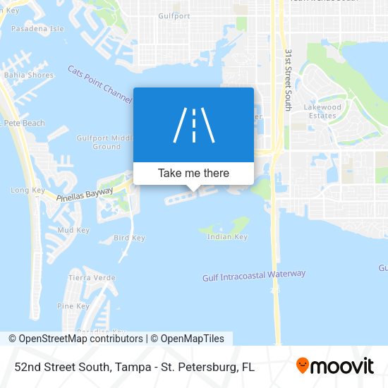 Mapa de 52nd Street South