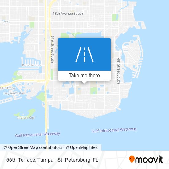 56th Terrace map