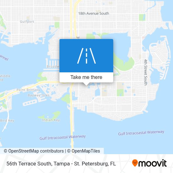 Mapa de 56th Terrace South