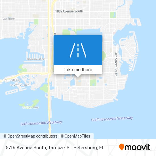 57th Avenue South map