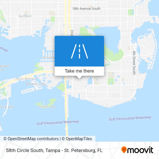 Mapa de 58th Circle South