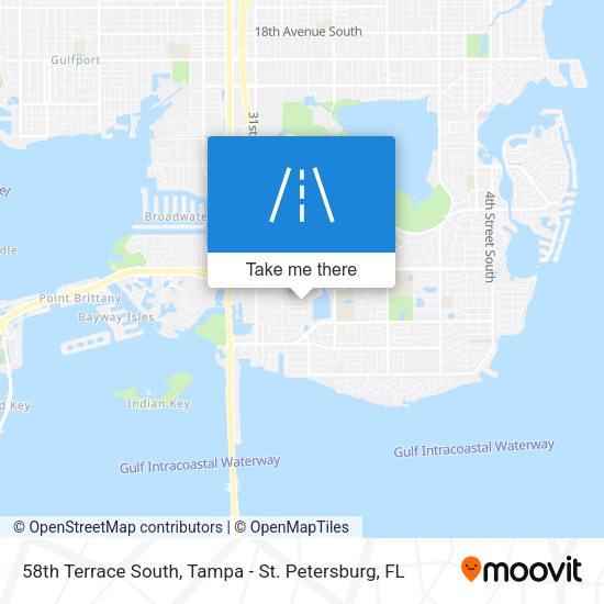 Mapa de 58th Terrace South