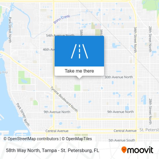 Mapa de 58th Way North