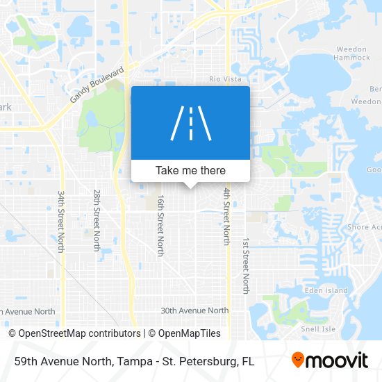 Mapa de 59th Avenue North