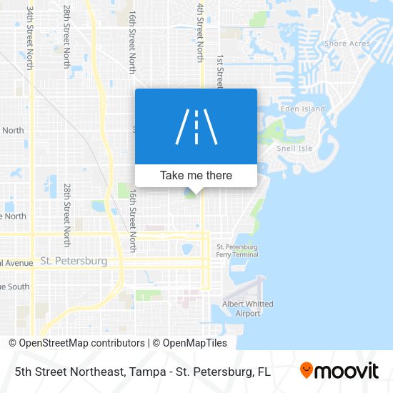 5th Street Northeast map