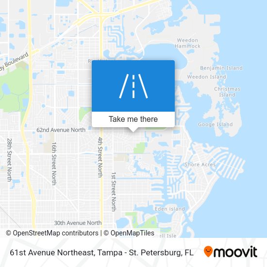 Mapa de 61st Avenue Northeast