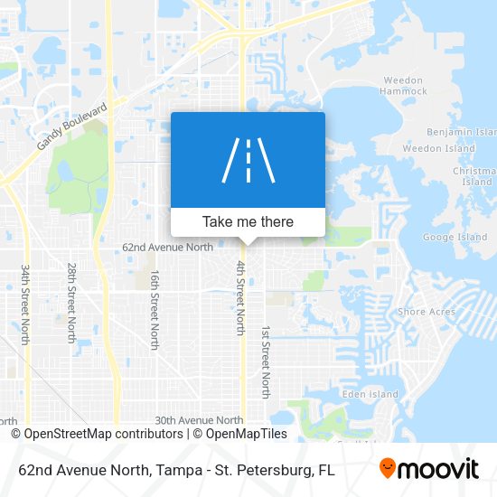 Mapa de 62nd Avenue North