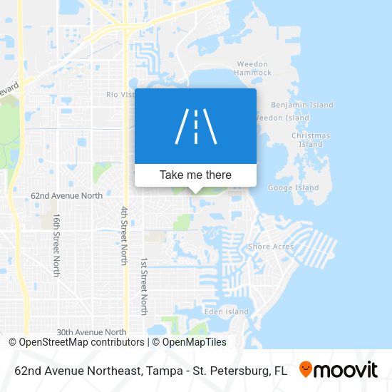 Mapa de 62nd Avenue Northeast
