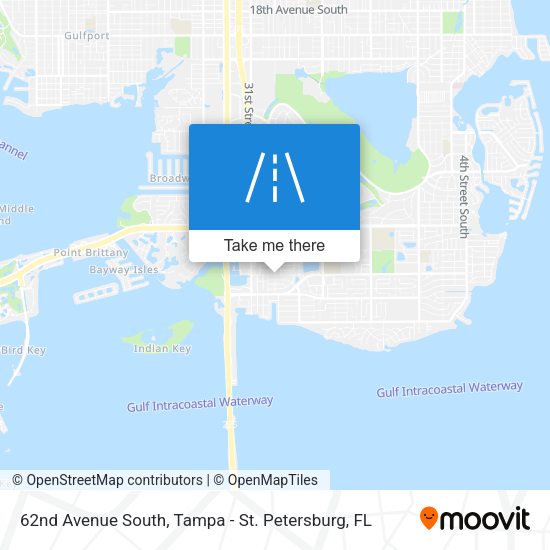 Mapa de 62nd Avenue South