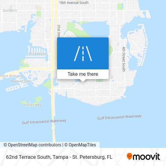 62nd Terrace South map