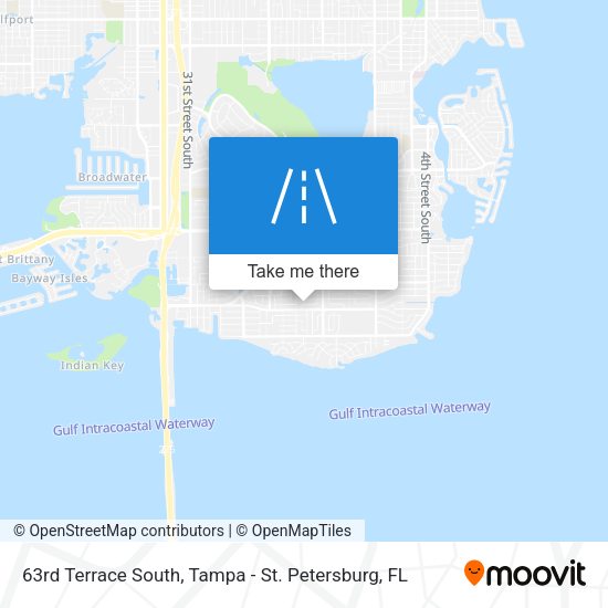 63rd Terrace South map