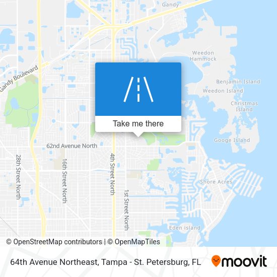 Mapa de 64th Avenue Northeast