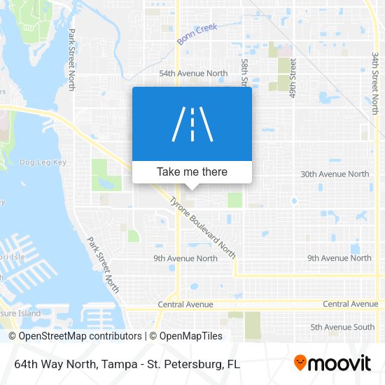 Mapa de 64th Way North