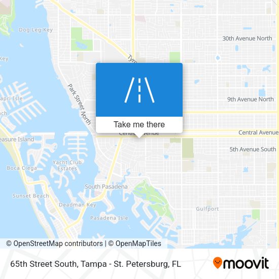 65th Street South map