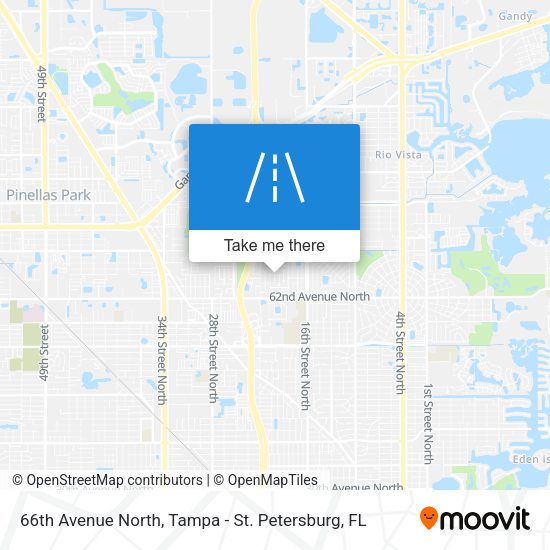 66th Avenue North map