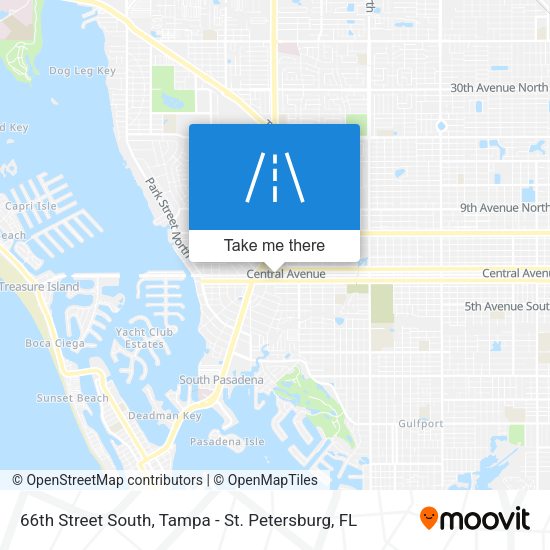 66th Street South map