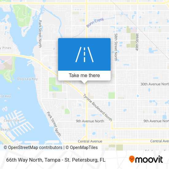 Mapa de 66th Way North