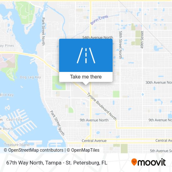 67th Way North map