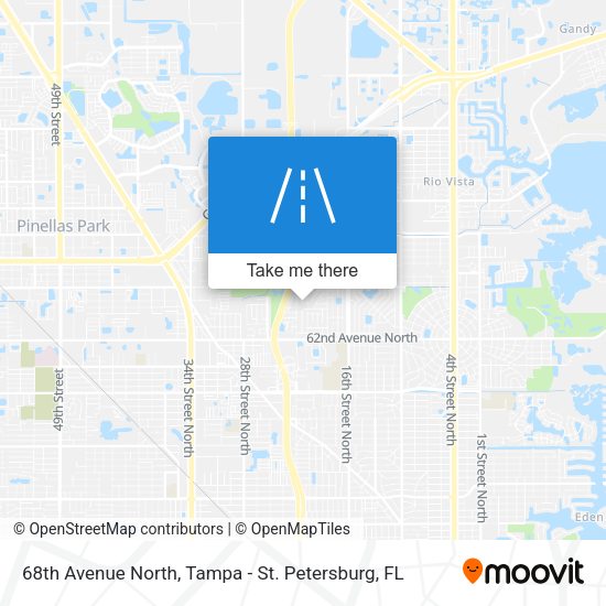 68th Avenue North map