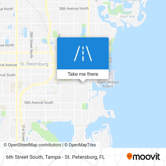 6th Street South map