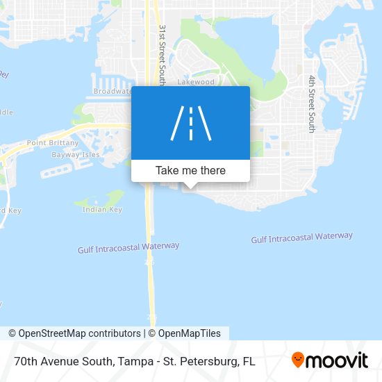 Mapa de 70th Avenue South