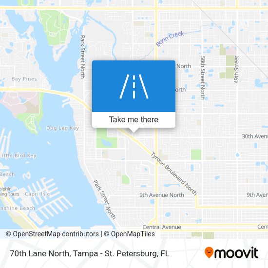 Mapa de 70th Lane North