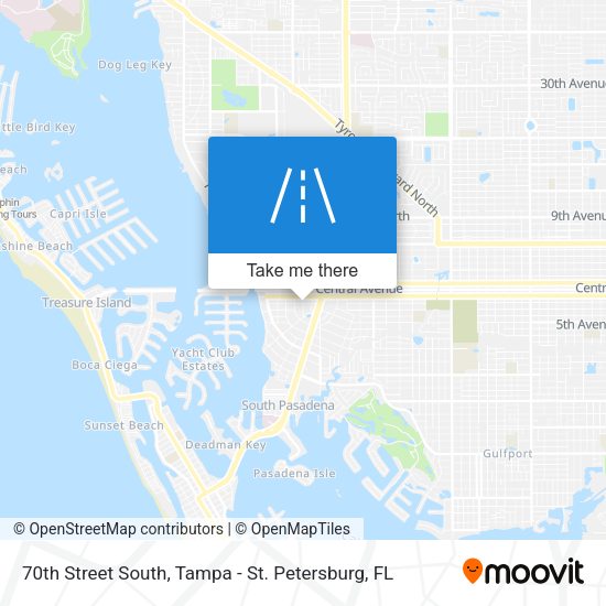 70th Street South map