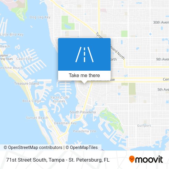 71st Street South map