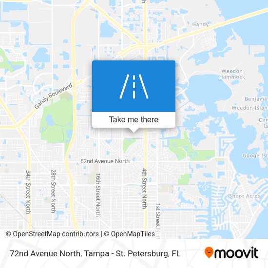 72nd Avenue North map