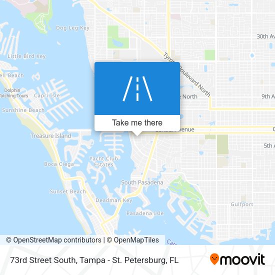 73rd Street South map