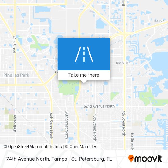Mapa de 74th Avenue North