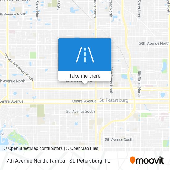 7th Avenue North map