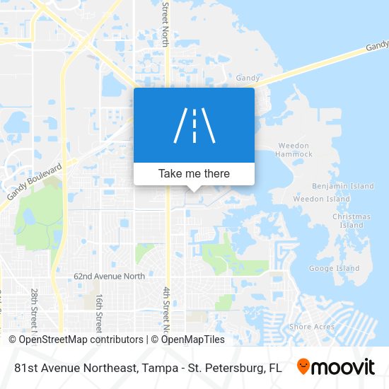 Mapa de 81st Avenue Northeast