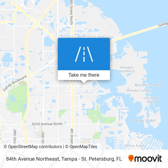 84th Avenue Northeast map