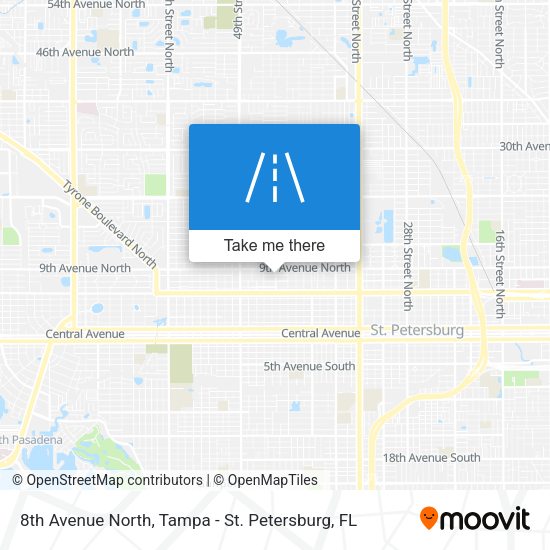 Mapa de 8th Avenue North