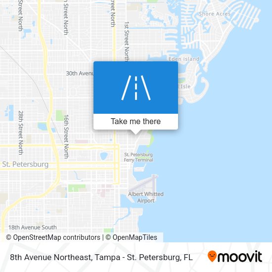 Mapa de 8th Avenue Northeast