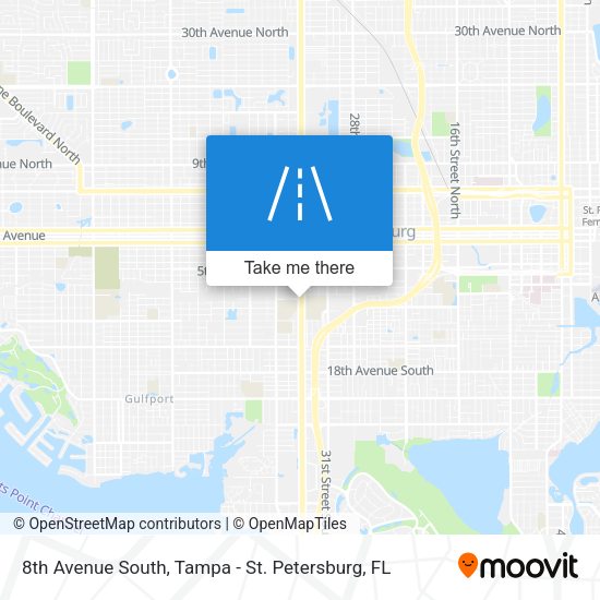Mapa de 8th Avenue South