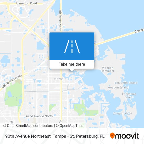 Mapa de 90th Avenue Northeast