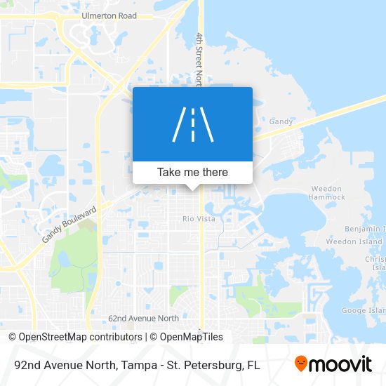 Mapa de 92nd Avenue North