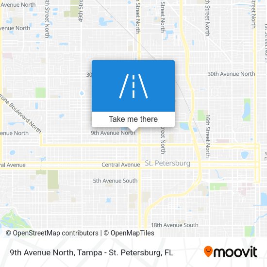 Mapa de 9th Avenue North