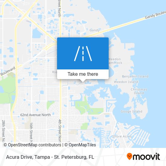 Acura Drive map