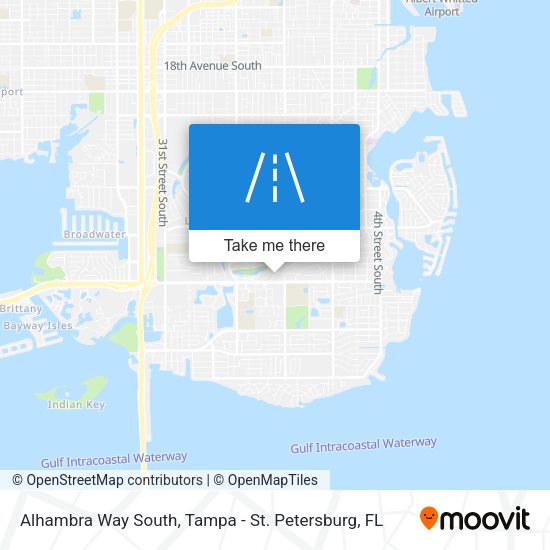 Mapa de Alhambra Way South
