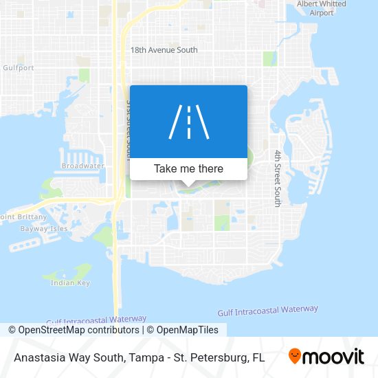 Anastasia Way South map