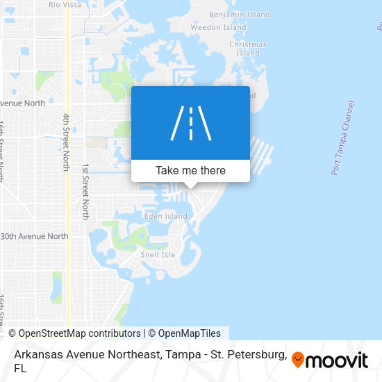 Mapa de Arkansas Avenue Northeast