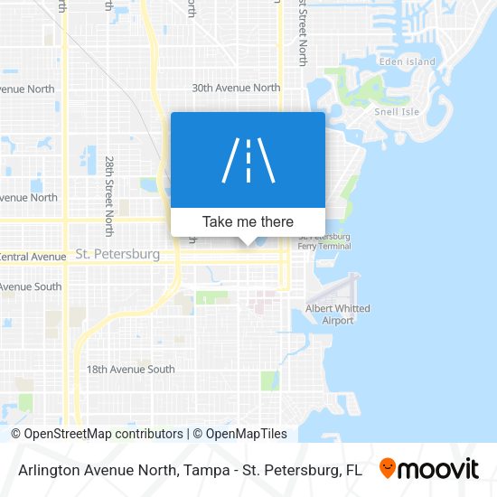 Arlington Avenue North map
