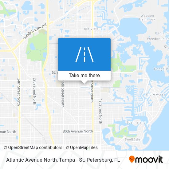 Atlantic Avenue North map