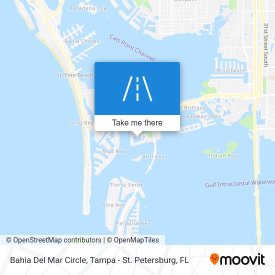 Bahia Del Mar Circle map